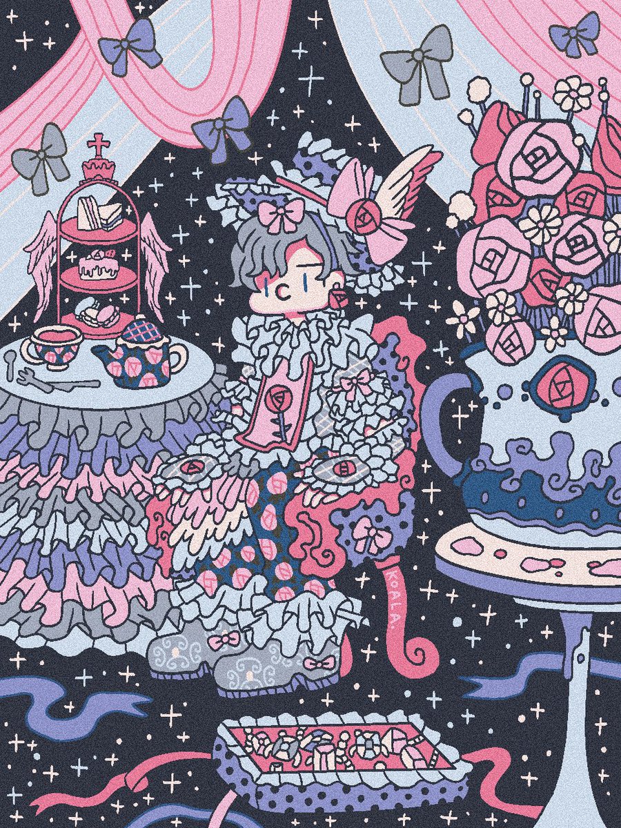 koalasan0's tweet photo. マリー・アントワネットのお部屋🏰
#今月のお題ごちゃ絵 https://t.co/g4RgS2LbDg