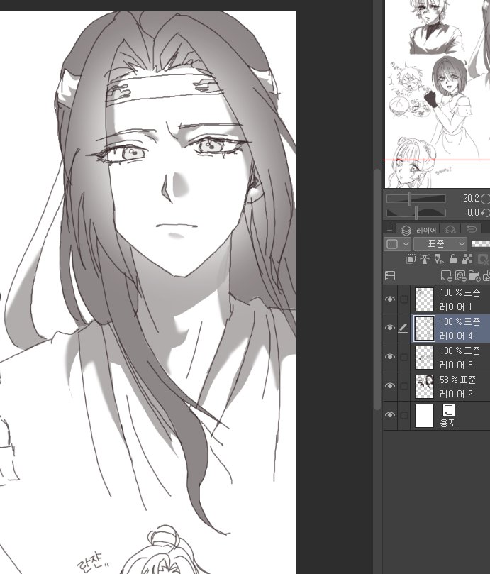 ongsim_i2's tweet photo. 다들 마도조사 보세요 #MDZS #낙서 https://t.co/JQbEooysFT