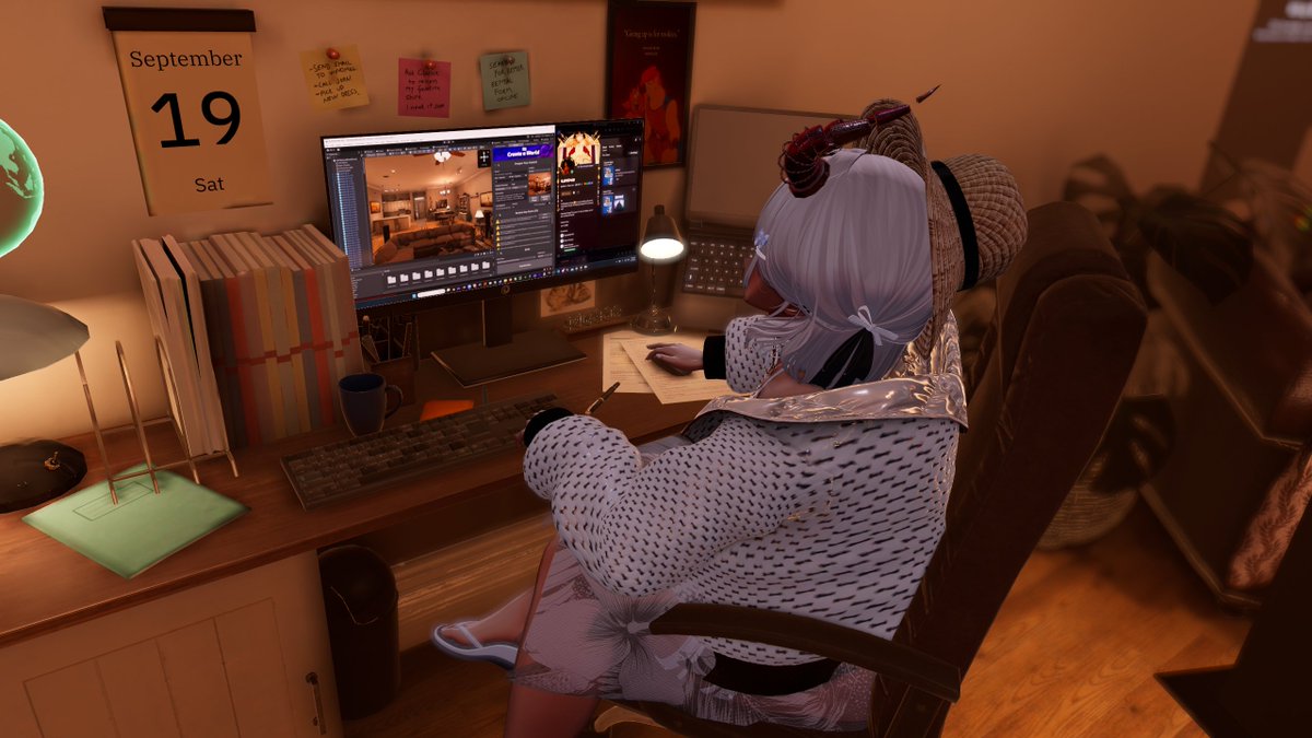 Tengoto2's tweet photo. chilling at home #VrchatPhotagraphy #Kumaly3D https://t.co/mAPAxQp4TG