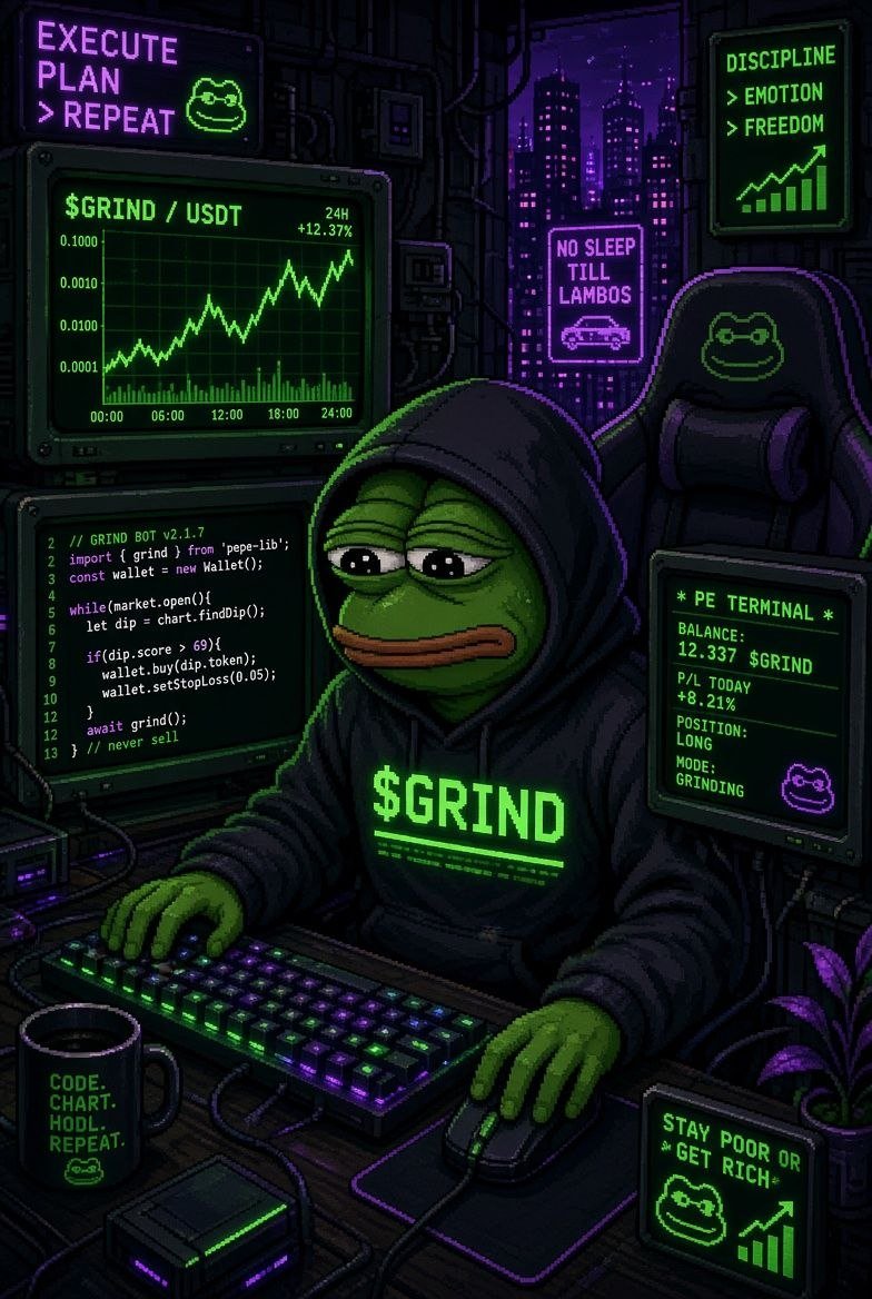 Operator2255's tweet photo. $GRIND4Bags is relaunching with a stronger foundation, clearer vision, and a community built to last.

This isn't just a fresh start—it's the beginning of a bigger chapter.

Stay locked in. 🛠️🚀

https://t.co/zzWzVssQqg

#GRIND4Bags #Web3 https://t.co/oy8vrEU1z3