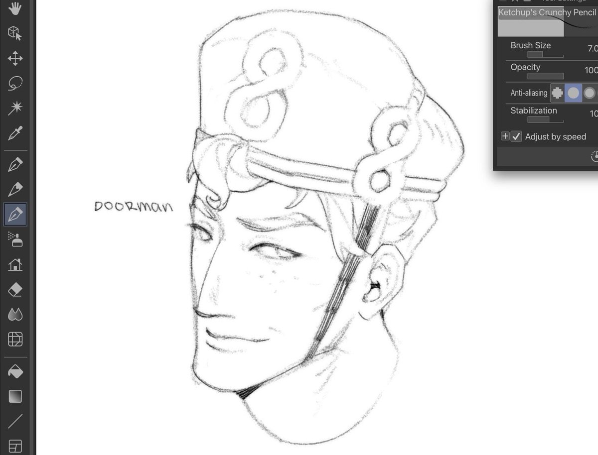 binjito_'s tweet photo. doorman doodle #deadlock https://t.co/CKEL5zaJ2q