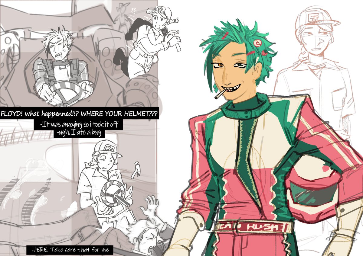 rezafik_art's tweet photo. For some reason I really want him in new event 
Prob cant drive.
That would be funny though https://t.co/sd2UetzNLq