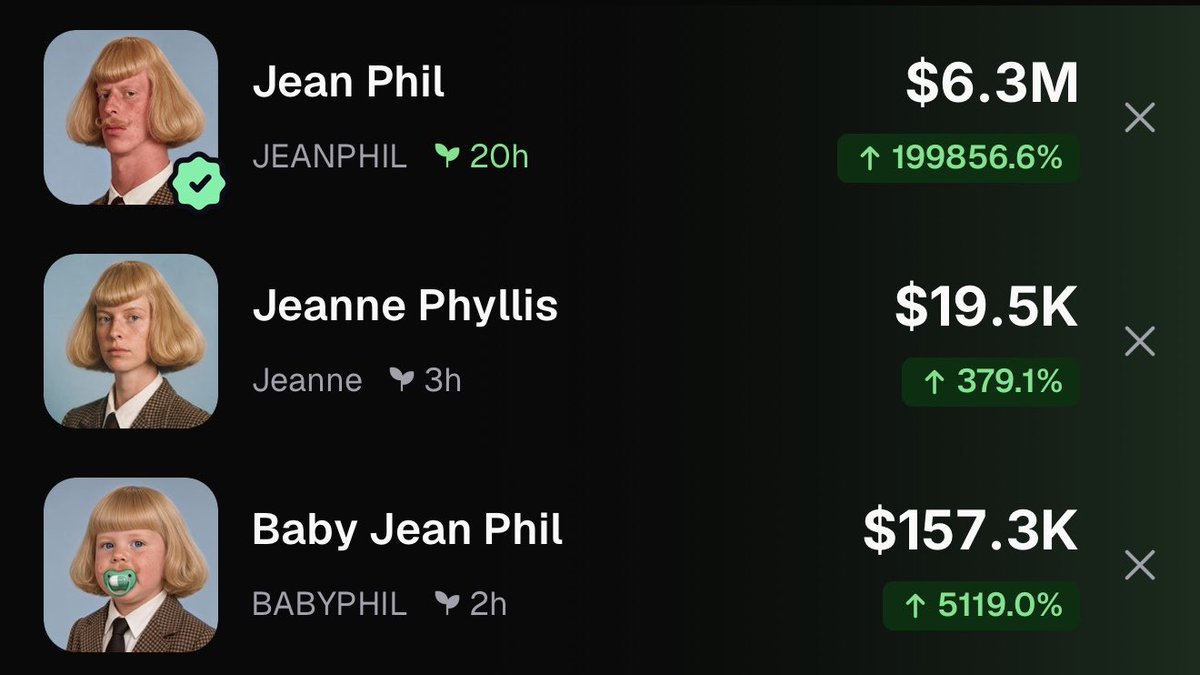 NeverFadeG's tweet photo. Another 6x on baby $JeanPhil

We just don’t miss

Waiting patiently for the other ones as well🚬 https://t.co/qBgMBNxSAK