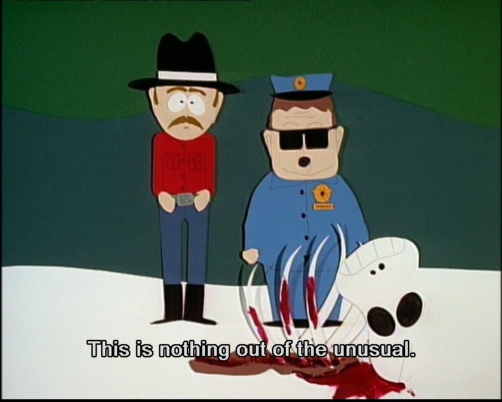 SouthParkOrder's tweet photo. S1 E1 'Cartman Gets an Anal Probe' | 134 of 567 https://t.co/uxmIyykmQs