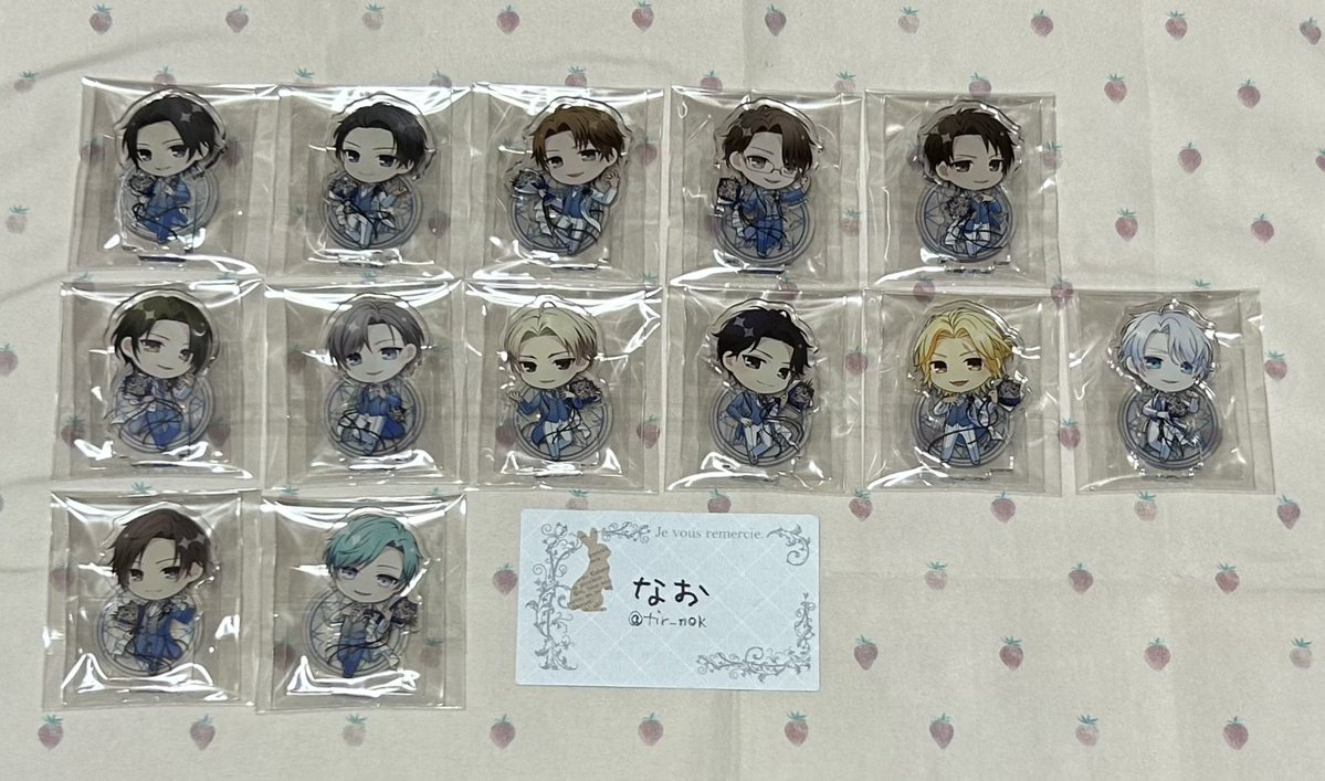 tir_nok's tweet photo. 【交換/譲渡】スタマイ 10周年 アクスタ アクリルスタンド

▼譲
関 青山 今大路 *夏目 *渡部 誠 *京介
*九条 *新堂 *桐嶋 カナメ
*早乙女 *日向

▼求
槙1＞宮瀬 *宝生1
定価＋送料（*印のみ）

9/21, 22神戸三宮お手渡し（当日8時までにお声がけ頂いた場合のみ）
郵送
宝生は他とまとめてのみ https://t.co/7SOEpSalSH