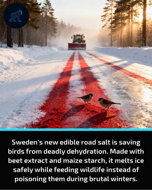 tiger26931's tweet photo. Sweden just changed the way they salt winter roads, and it's saving thousands of birds every single year. When engineers discovered that traditional rock salt was poisoning wildlife during the harshest months, they did something incredible.
https://t.co/vznxQ6Xw5r https://t.co/ICk6Pls2sj