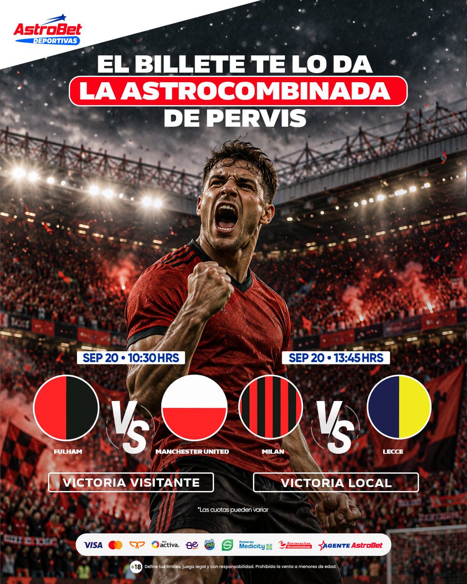AstrobetOficial's tweet photo. 🇪🇨🔥 Dos #ecuatorianos, una sola combinada. #Pervis y #Pacho ya tienen su lugar en la jugada. 👀⚽
🐶 Mira la #AstroCombinada, pronostica y gana en https://t.co/9lAtF7Zydy.
#Astrobet https://t.co/1QU4D0VRLH