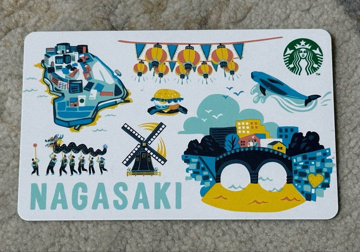 plusA_katsu's tweet photo. スタバ大好きな職場の先輩から長崎旅行のお土産で限定カード貰った✨
めっちゃ嬉しい😆
デザインも可愛いし、ありがとうございます🥹

#スタバ
#カード
#長崎県
#限定デザイン https://t.co/227VeTY2CD