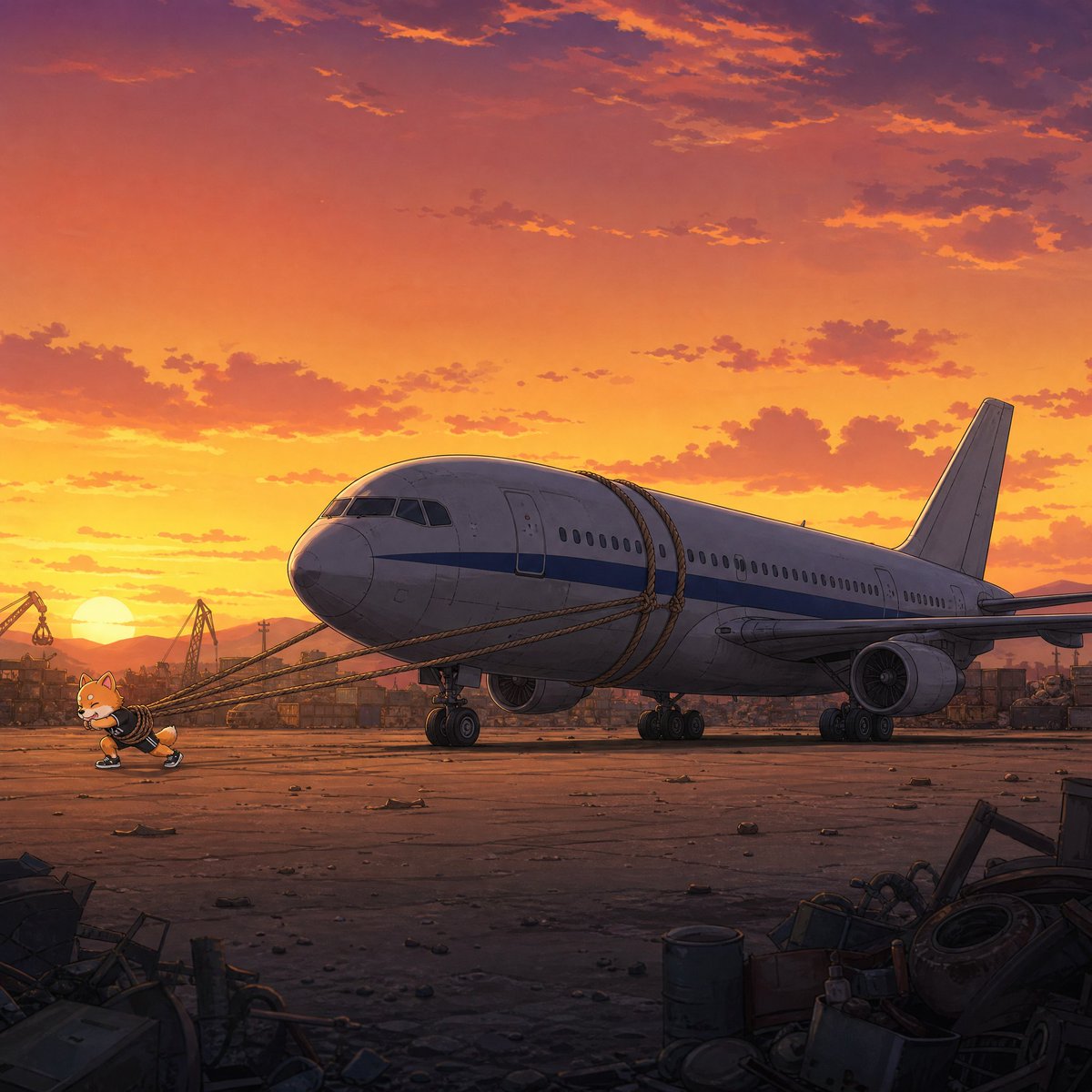 ShibaBoeing's tweet photo. Who's gonna carry the planes? https://t.co/mDgVHJbGE6