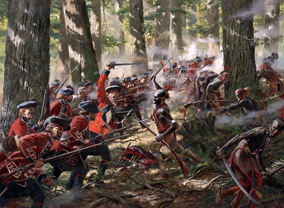 Empireaesth's tweet photo. The charge of the 42nd Highlanders at the Battle of Bushy Run, Pontiac’s Rebellion (5-6 August 1763)

- Don Troiani https://t.co/Wwfw7rdQ1A