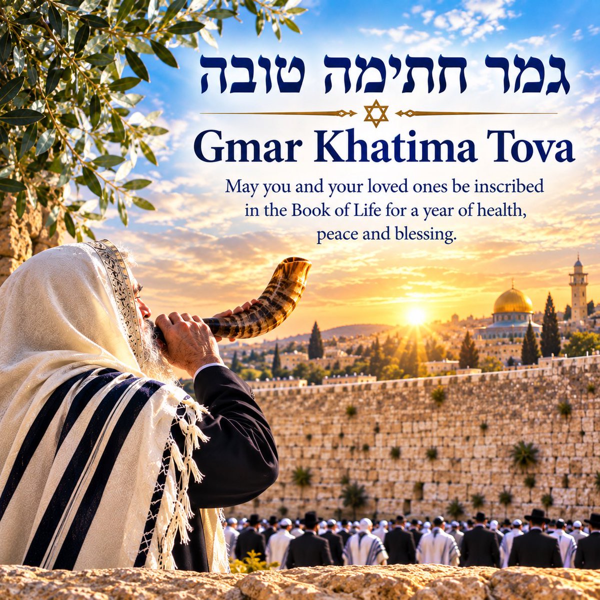MichaelKorine's tweet photo. ✡️ As Yom Kippur approaches, may this sacred day bring reflection, forgiveness and renewal, and may the year ahead bring health, happiness, peace and blessings to all.

Gmar Khatima Tova to everyone observing. May the coming year bring strength and peace to all Am Yisrael. 🇮🇱 https://t.co/RWZQ6ELCkY