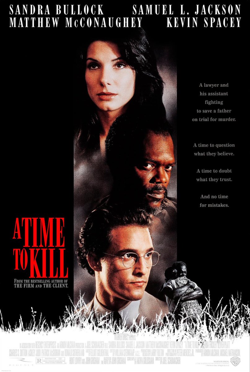 NateWal01651906's tweet photo. @SlickmediaX The 1996 film and its 1989 novel it’s based off of by author John Grisham. https://t.co/NylC3JbYPg