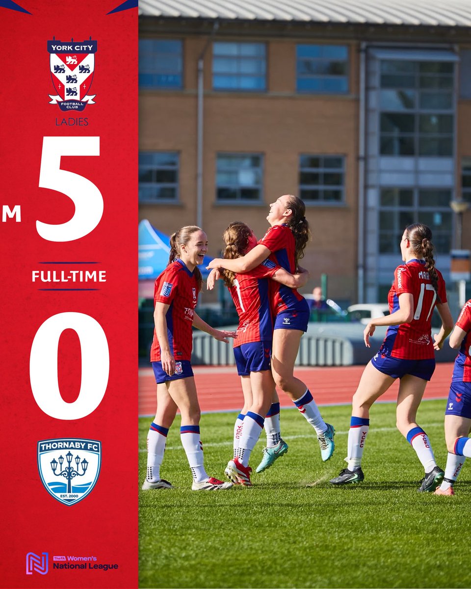 YorkCityLadies's tweet photo. 🔥DOMINANCE IN THE SECOND HALF

#YCLFC #Minsterbelles https://t.co/ruhUqYlyjE