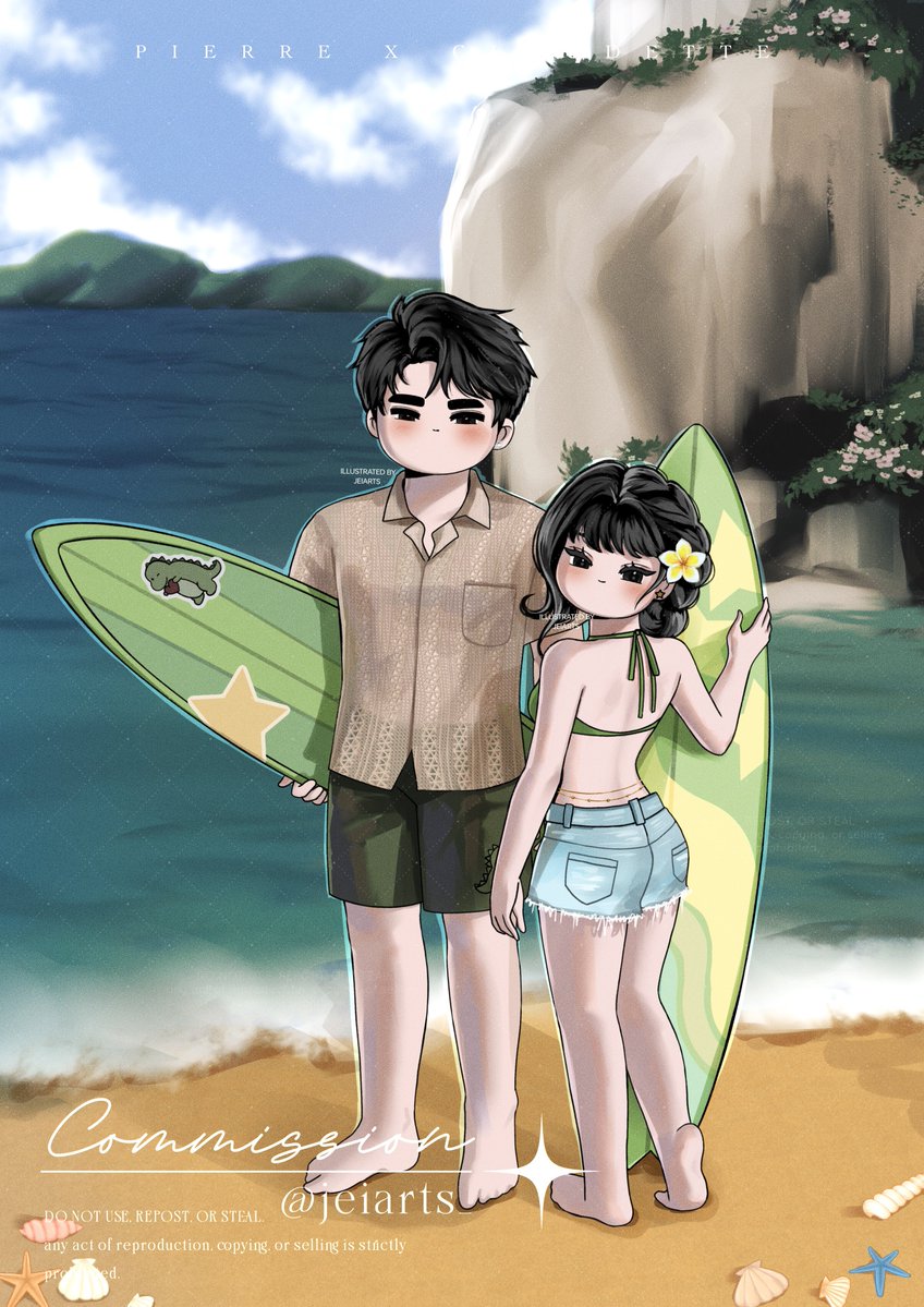 jeiarts_'s tweet photo. Surf's up! Happy 5th anniversary PierreDette 🌊 

#Our5thTripWithPierreDette
#TBWYTurnsFive
#A5trollThroughPierredette https://t.co/WZZTsSIa7d