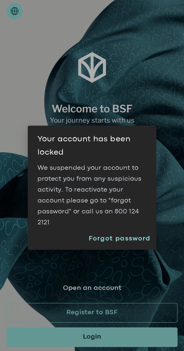 Shahd__Mohammed's tweet photo. @BSF_help 
السلام عليكم
ما اقدر اعمل تسجيل دخول في التطبيق، اذا اخترت (نسيت كلمة المرور) يوجهني التطبيق بالتواصل معاكم
اتصلت عليكم كم مرة وقلتوا عملنا تحديث ولا في فايدة !! والحل؟ https://t.co/x65JJSHWxO
