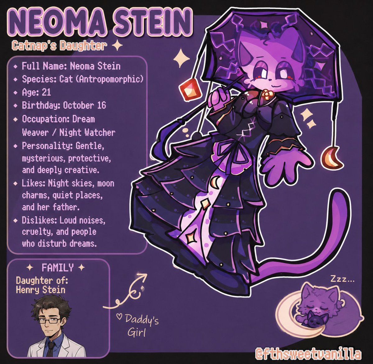 bendydori's tweet photo. @PuffaArtz Catnap is the daughter of Henry Stein name is neoma @mobgamesstudios #PoppyPlaytimeChapther3 @JayJayfan90s #bendy https://t.co/WVncqKQQVS