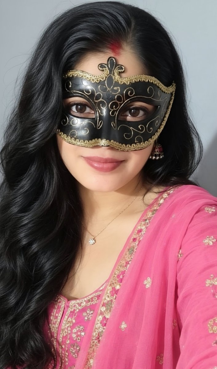 PayalSingh1997's tweet photo. Adding a little extra pink to your feed today! 💗
#MaskedBeauty
#TraditionalVibes
#DesiGlam https://t.co/7zW43XMFeS