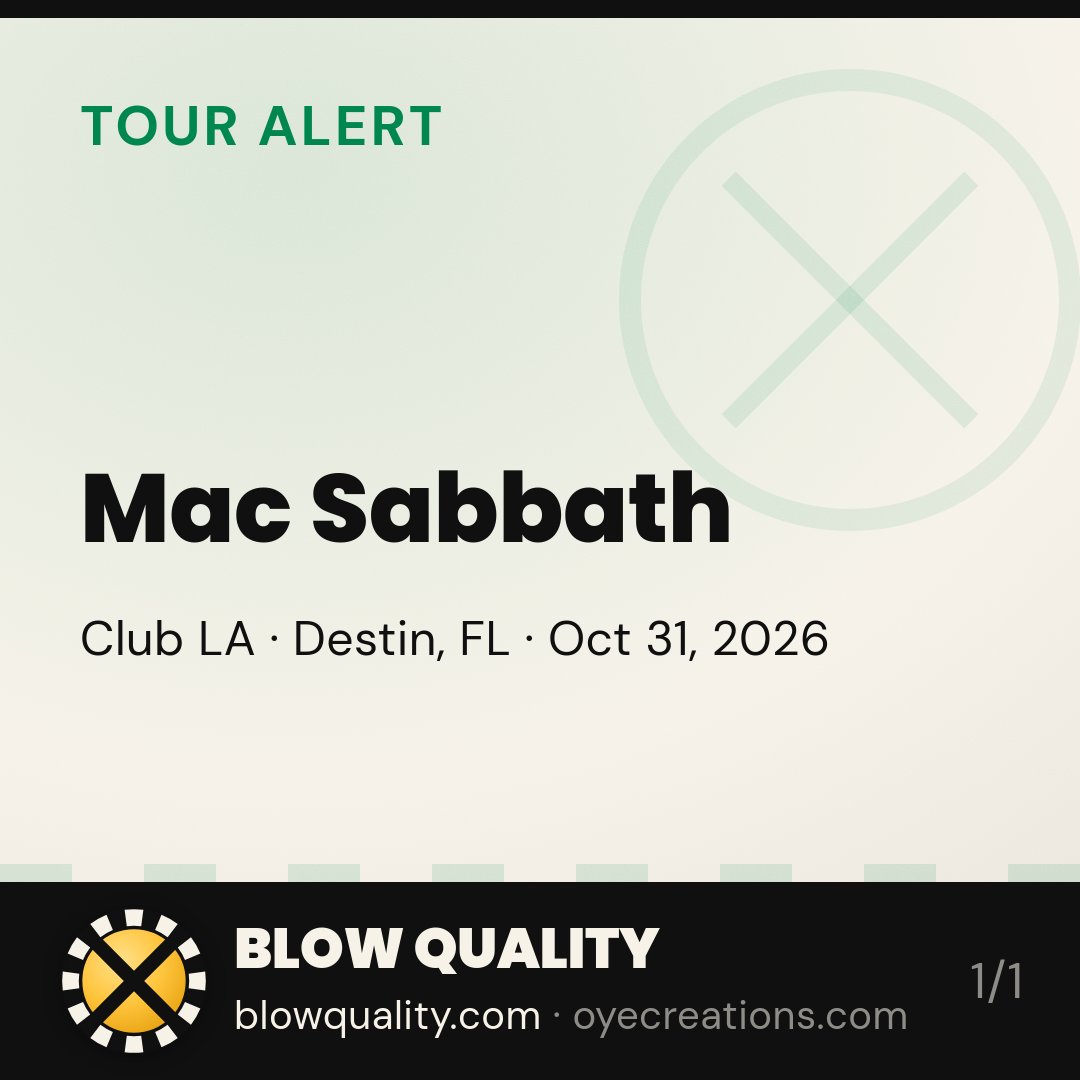 blowqualityband's tweet photo. Halloween at Club LA in Destin means you've got the whole Harbor district to warm up in first. Bars, restaurants, fishing fleet vibes, all walkable. Then the show. That's a night.

#ska #skapunk #hornsection #livemusic #skashow https://t.co/IPM64p9gZW