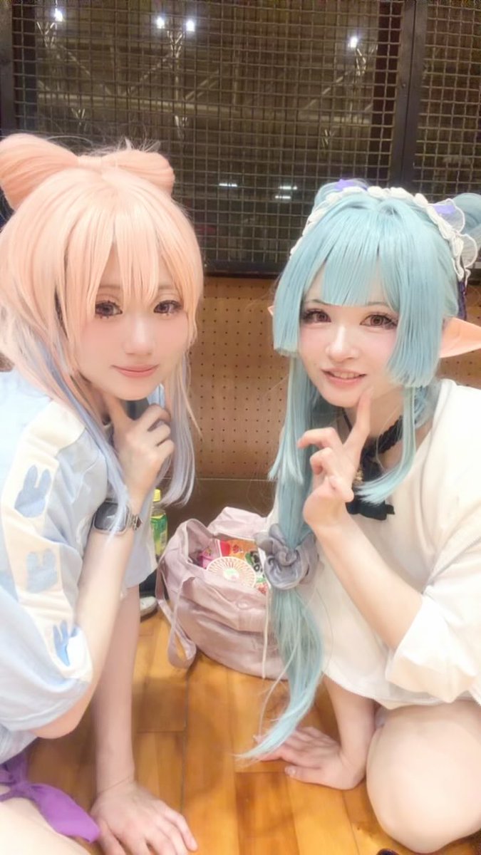 yue_cos__'s tweet photo. いまさらの離脱ツイ���す〜！
⚠️捏造衣装

ここみしてました！今日一緒にいてくれたしろすけちゃん本当にありがとう🎀🎀

 #天理許諾七国闘技祭0920 https://t.co/eqrwITCGhF