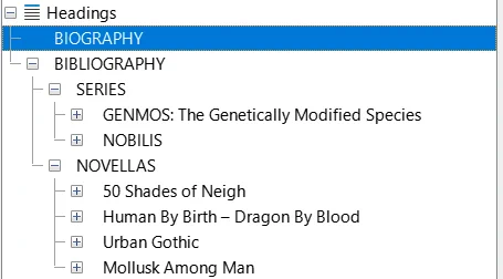 A small list of my books that have been published