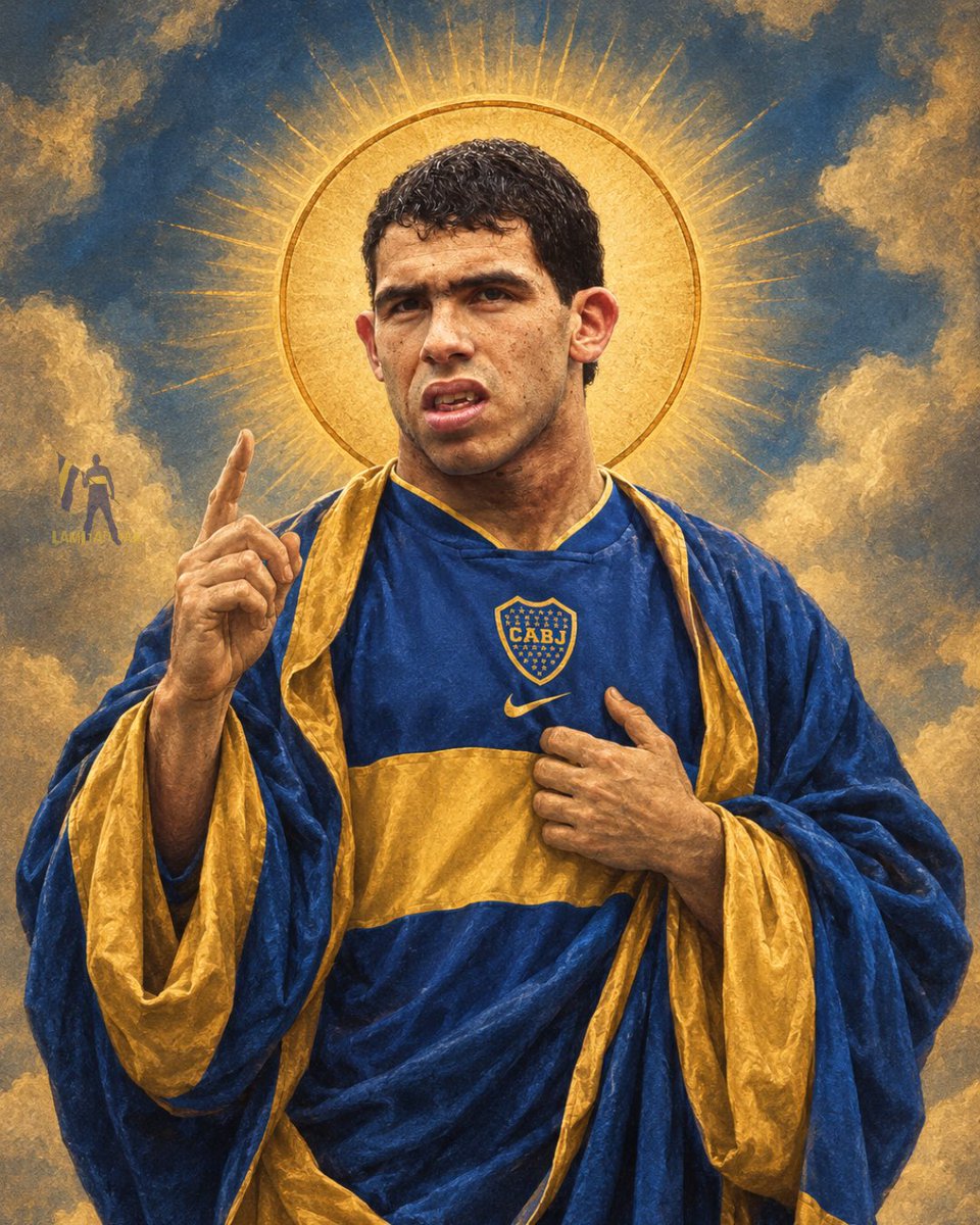 lamitadmas1's tweet photo. San CARLITOS de FUERTE APACHE ✨💙💛💙

Para que hoy BOCA le gane a los cuerBos

Compartí esta carta con un bostero antes del clásico de esta tarde 

#LaMitadMas1 https://t.co/PgtXj2ftEx