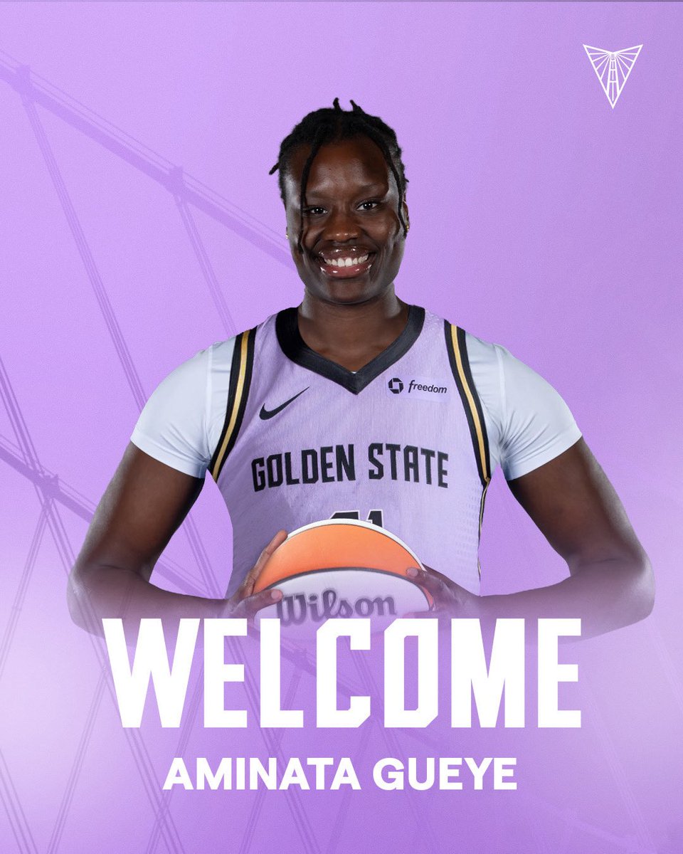 valkyries's tweet photo. Roster Update: The Golden State Valkyries have signed center Aminata Gueye to a rest-of-season contract.

Welcome to the Bay, Aminata! https://t.co/3MdXaxmDgf