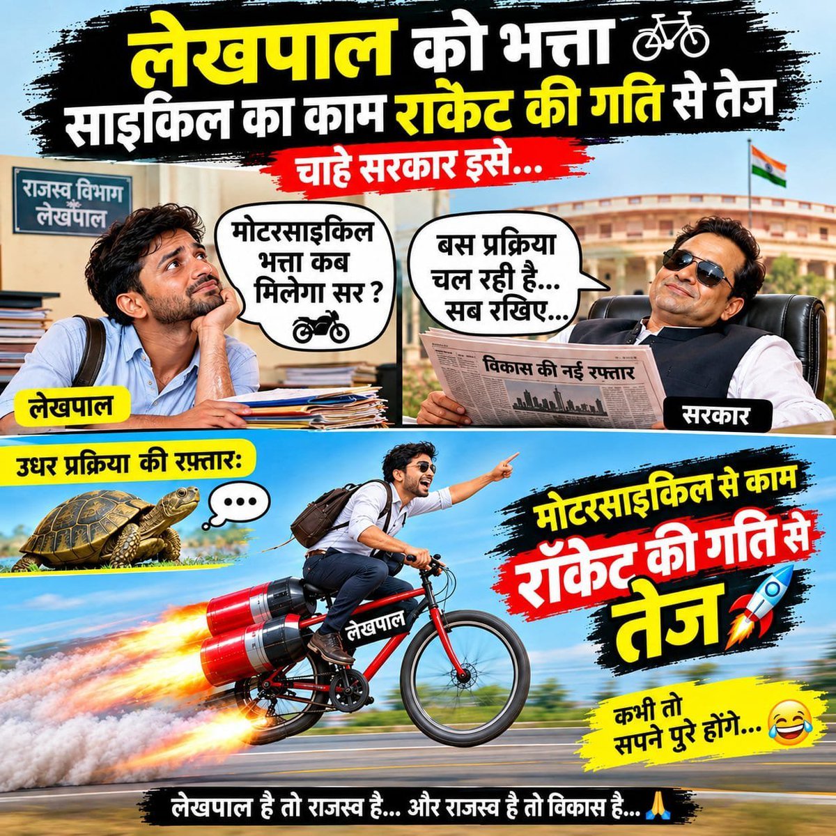 RSISHASVATDVD's tweet photo. सिर्फ मांगें लंबित नहीं हैं, बल्कि हजारों लेखपालों की उम्मीदें भी वर्षों से लंबित हैं।

अब समय है निर्णय का, न कि नए आश्वासनों का।
#JusticeForLekhpal
@myogiadityanath 
@aajtak 
@ABPNews 
@kpmaurya1 
@brajeshpathakup https://t.co/XcONB5dzp6
