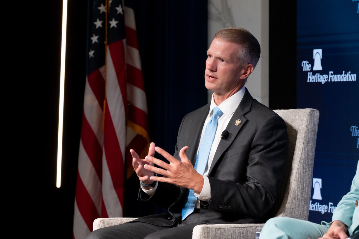 RepRileyMoore's tweet photo. This week, I joined @RepMaryMiller and @KevinRobertsTX for a discussion on how we put faith into action.

I told the crowd @Heritage that I pray everyday for God’s will to inform everything I do, including and especially my public service in Congress.

Without God, we can truly accomplish nothing good!