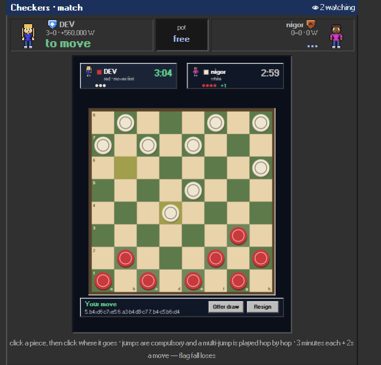 playwagerfun's tweet photo. Checkers working. Comment below if u see any issues/bugs https://t.co/hT5ETLHqlw