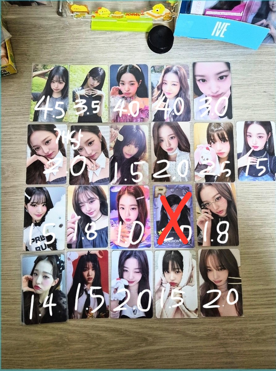 reilov3_'s tweet photo. 아이브 포토카드 판매합니다 WTS 
교환은 따로안받으며,여러장 구매시 네고 가능합니다.

아이브유진가을레이원영리즈이서포카쁘띠브미니브안지달이나오리체리치즈이랑이얼빡디아이콘시리얼넘버회장한정시세킴투유뮤직코리아사운드웨이브위드뮤애플뮤직헬로라이브메이크스타케타포징동팝업이즈위스춤 https://t.co/ckMp95Tnxb