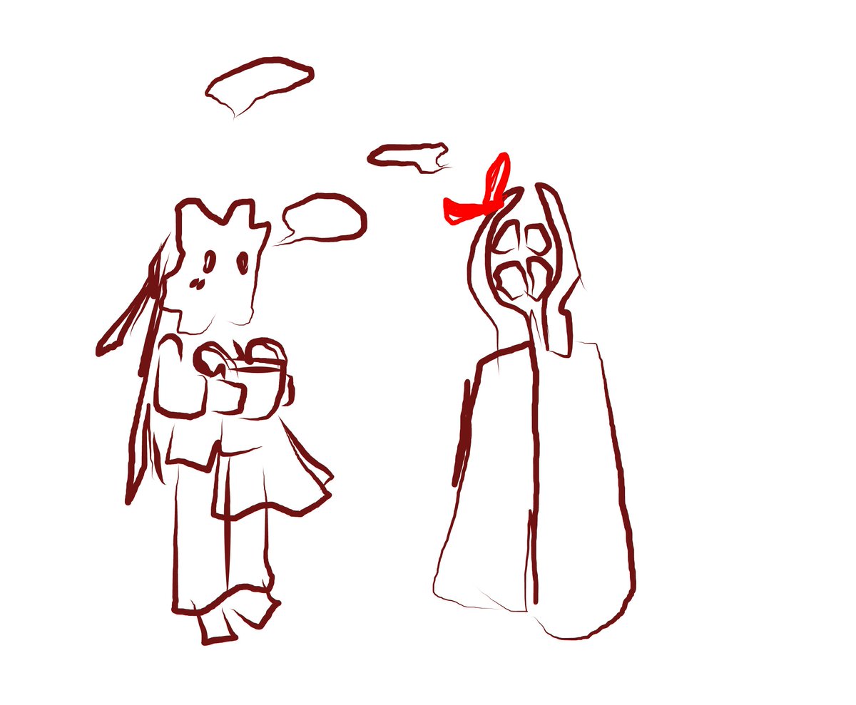 LeRougeSales's tweet photo. huh..

so far ive stolen some red dye with @durougeguy 
been exposed to a lot of @sisyphethread 's scissoring..?
small talks with @Happiest_Closet are nice
and i did warn @DyeshopDuo about fighting our GOD

fun ride i guess❓

#rougetwt https://t.co/BCzS53YagT