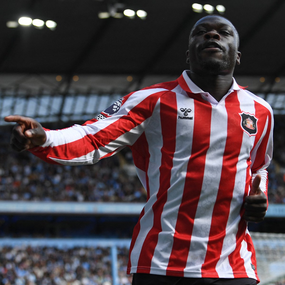 premierleague's tweet photo. Brian Brobbey becomes the first player to score a hat-trick and end up on the losing side since Roque Santa Cruz for Blackburn against Wigan in December 2007 https://t.co/44nZuy9gQ3