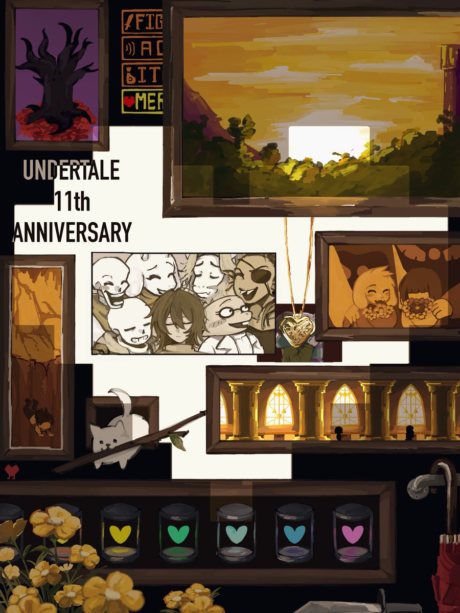 tubu_210's tweet photo. #undertale11thanniversary 
大遅刻だけど11周年おめでとうございます https://t.co/usc3XW51Hj
