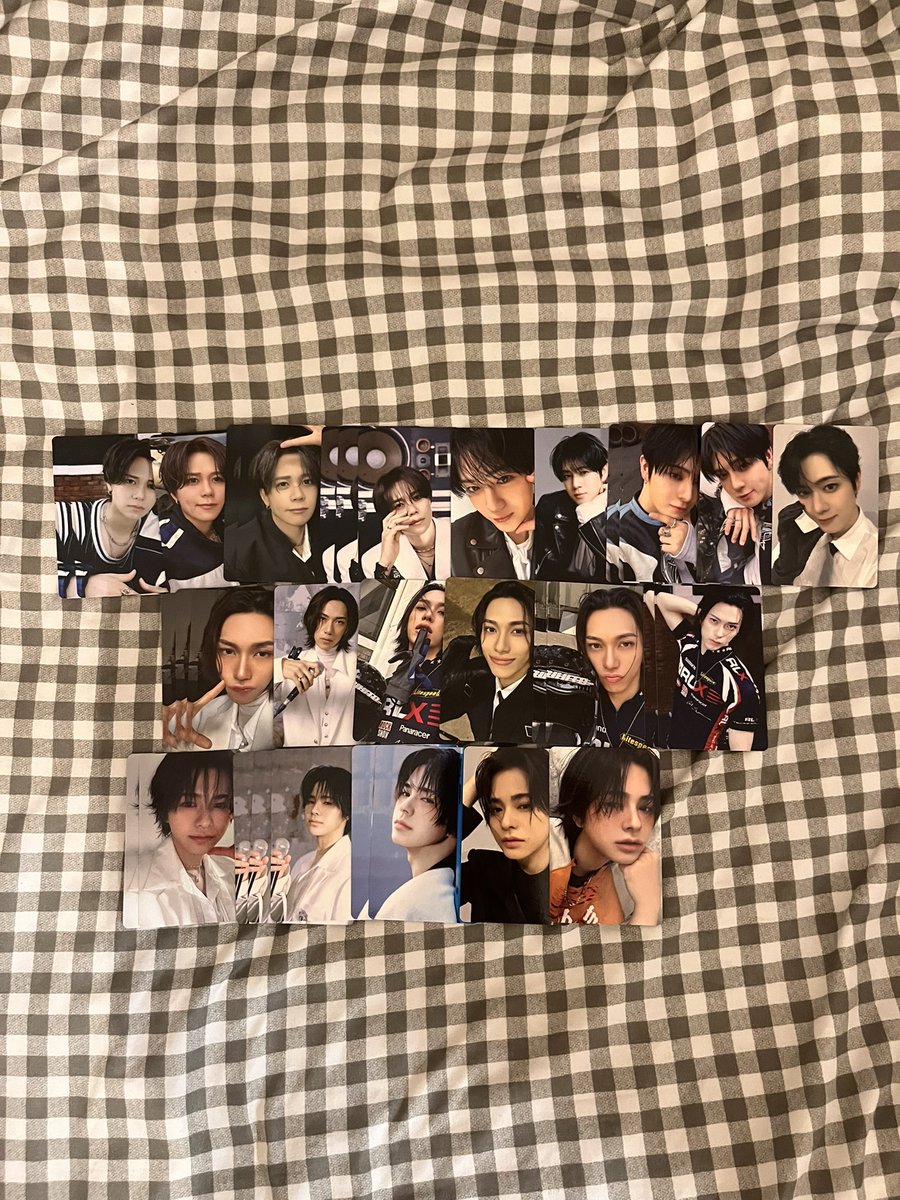 so____g0's tweet photo. INI ANTHEM封入特典トレカ

【譲】
画像1.2.3
西・木村・シュウ・髙塚・尾崎・後藤・藤牧・佐野・池崎・松田
【求】
同異種　田島
5周年トレカは同種のみ
その他🍀優先です^

スターフェス・ドリフェス・京セラ2日目手渡し＞郵送📮

お気軽にお声がけ下さい🎶

#INI交換  #INI_ANTHEM https://t.co/nPgA5tRJT9