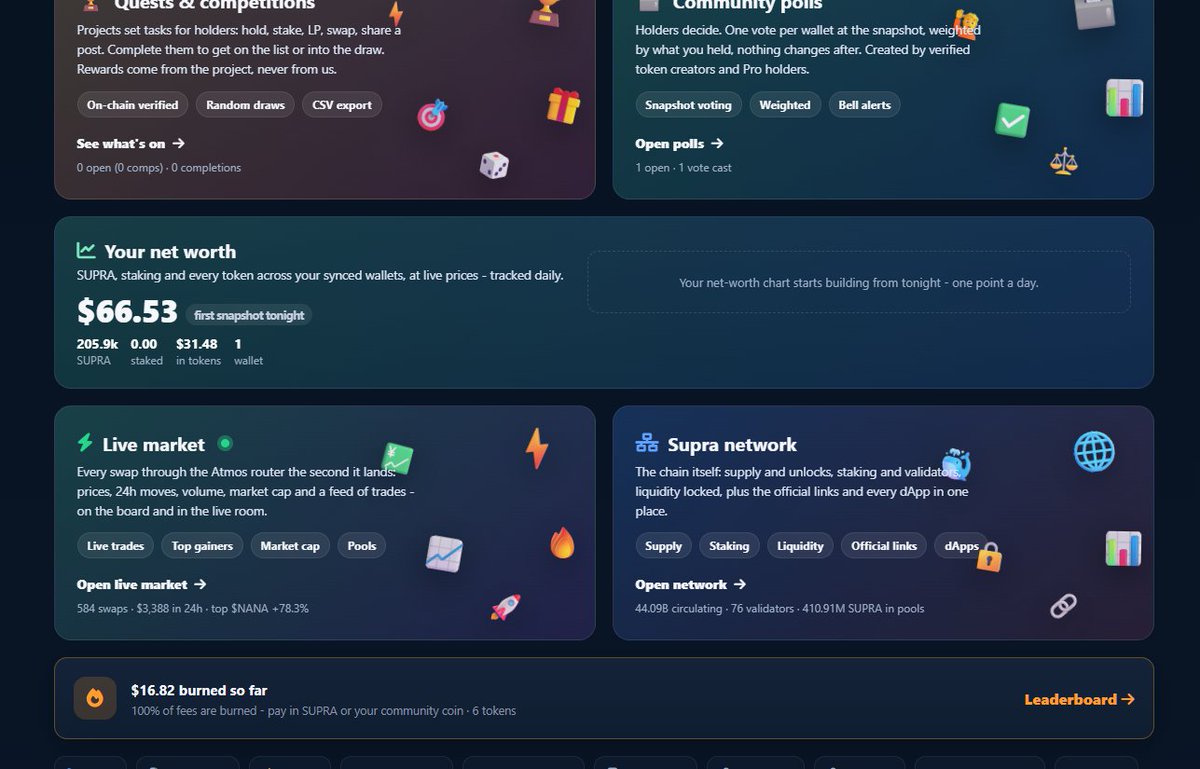 supratoolsapp's tweet photo. As we build and build on supra:native 🔥

3 new sections appeared on our website. what next?

what would you like to see added? what do you need we build. 

https://t.co/nCG36YLB6l https://t.co/kOFZVaJ9Xy