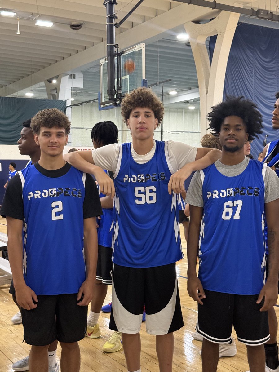 AnthonyBarnes_3's tweet photo. Had a great time at @Prospecscamp with some of my teammates. @OkieBall_1 @TJHooks2027_13 @RodrickHall_Jr @coachrodhall @catoosa_mbb @FutureStars_Ok https://t.co/3SNqrEyreU