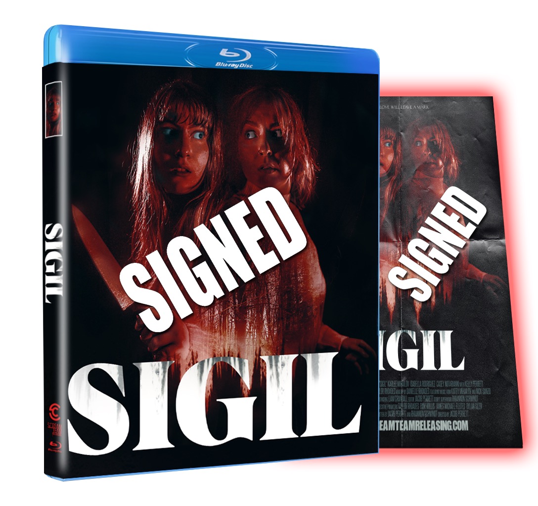 disc_connected's tweet photo. ***ANNOUNCEMENT***

Now available on Blu-ray in the US from #ScreamTeamReleasing: #Sigil (2023)!

Despite being in a happy relationship with one another, Maeve and Bridget (Karlee Mihailov and Isabella Rodriguez) are falling apart.  In an effort to celebrate their anniversary, Bridget takes Maeve to a secluded rental home in the countryside. There Maeve finds a strange SIGIL on a tree just off the rental house's property. She unknowingly makes a wish before the sigil that could give her all the love she's ever desired, but at the cost of the person who loves her the most.

Special Features:
•  Audio commentary
• The Women of Sigil
• Indiegogo Video
• Trailer

Number of Discs: 1

Blu-ray Disc (25GB)
Region Free (Factory Duplicated Blu-ray)
Not Rated/Color/16:9 Widescreen/109 Mins

https://t.co/jc6c5Dx6xg

#BluRay #PhysicalMedia #BluRays #BoutiqueBluRay #CultMovies #DiscConnected #ScreamTeamReleasing #Horror