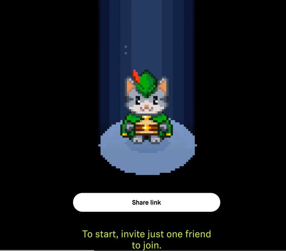 stoneyfrg's tweet photo. 🟢 Open your Robinhood app 
🟢 Go to referrals
🟢 See the pixel cat in the green hoody in the spotlight.
🟢 Invite a frnd to join rh

@RyDawg42 named it RobinCat. Now $ROBINCAT lives on Robinhood Chain.

You can’t buy organic lore like this. Unofficial mascot of the chain 🏹😺 https://t.co/GgUEiXkz2X