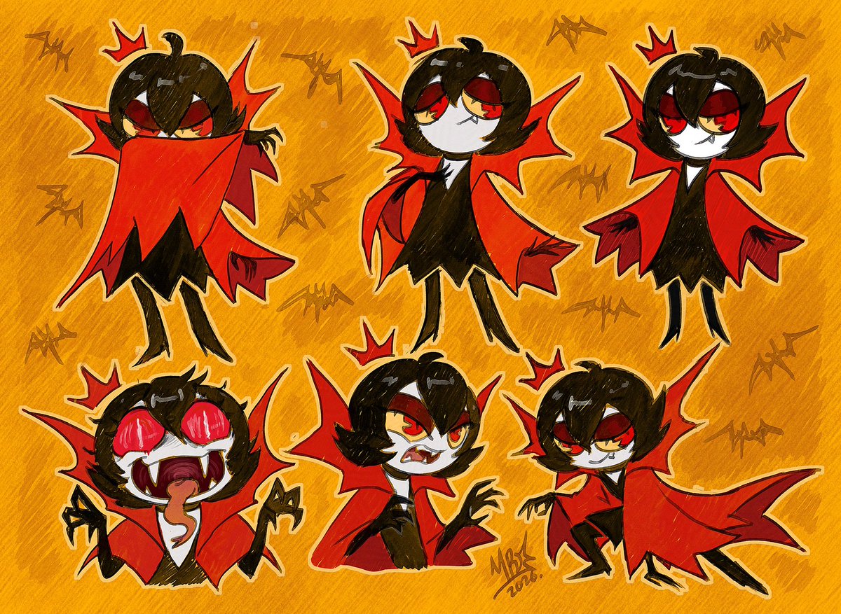 minarubites's tweet photo. New Sona matching the spooky season 🦇🩸 https://t.co/5qRIFEQacn