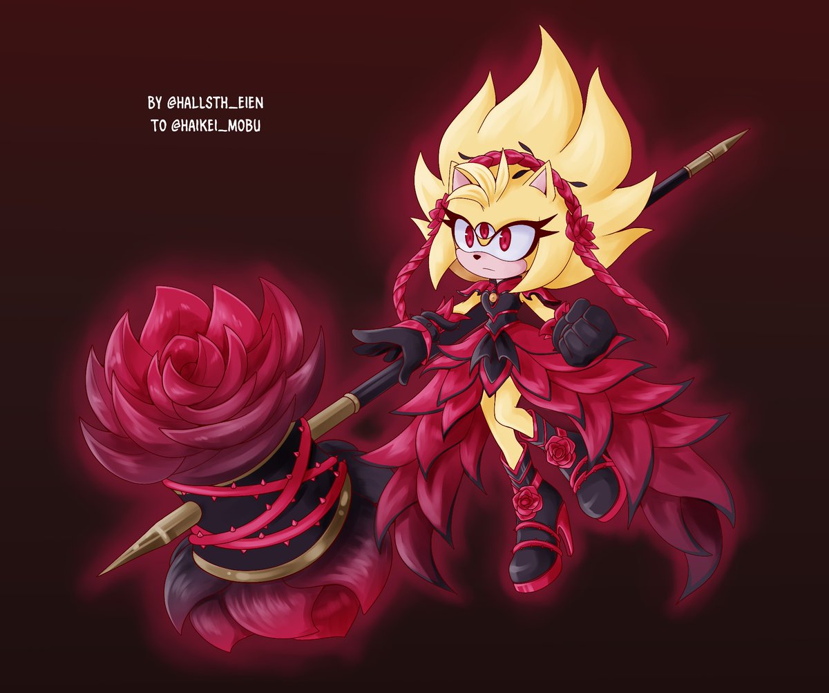 Hallsth_Eien's tweet photo. Super Amy Commission to @Haikei_Mobu 🌹 https://t.co/vm9dd4nmoO