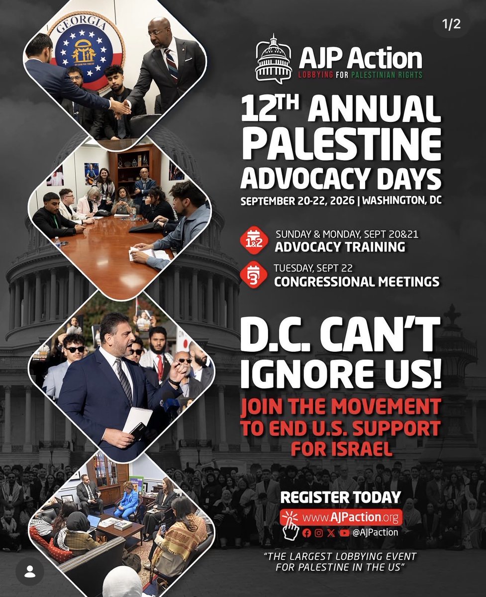 LauraLoomer's tweet photo. 🚨 ATTENTION VOTERS 🚨 

Members of Congress left early this week and they won’t be returning for any votes until the midterm elections are over. This means we will not be seeing the Save America Act before the midterms.

But, these same members of Congress traveled back this weekend to meet with the pro-Hamas organization Amercians for Justice in Palestine @AJPaction, the largest lobby for Palestinians. Their purpose is to increase the influence of Muslims and Palestinians in American politics. 

When was the last time a lawmaker stayed the weekend to meet with you to discuss issues Americans care about? 

Never. 

But these Islamic jihadist activists will be with lawmakers today throughout September 22nd in our nation’s Capitol having meetings to lobby for “Palestine”.

Doesn’t sound very America First to me. 

Last year, when Americans for Justice in Palestine had this same event, @LoomerUnleashed caught their members washing their feet in the Congressional bathroom sinks and toilets and then praying on their prayer mats in the Senate building. Last year, @SenTuberville and @chiproytx’s staff told me they also saw the Palestinian activists using the Senate bathrooms for washing their feet before crowding the floors of the Senate hallway to pray on mats to Allah. 

It’s astounding that members of the House and Senate left early so they didn’t have to codify President Trump’s agenda before the midterms but they will show up to meet with a bunch of anti-American, far left Muslims whose single issue is “Free Palestine.”

Zero pushback from the *Republican* controlled House and Senate. 

And then they will wonder why they lost so many seats.  

The Islamic takeover of America continues.