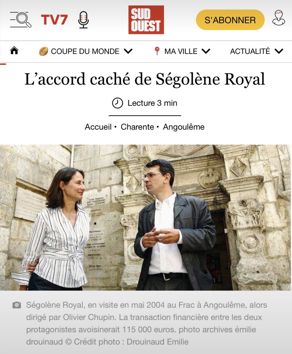 Bruno_Attal_'s tweet photo. Bonjour @RoyalSegolene je sais pourquoi vous m’avez bloqué 😊

Vous n’aimez pas que je révèle vos lachitudes, votre incompétence voir votre bêtise.

Donc on a payé 115 000€ pour étouffer une affaire d’harcèlement Segolene Royal? https://t.co/rOoTrAH4GJ