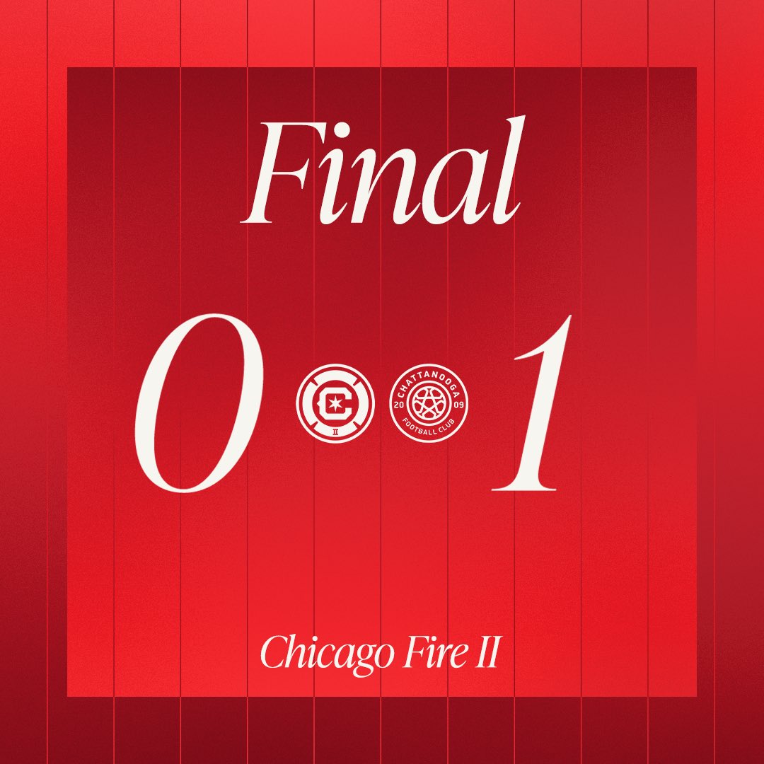 ChicagoFireFCII's tweet photo. Final. #cf97 https://t.co/gTy8qKq3Ud