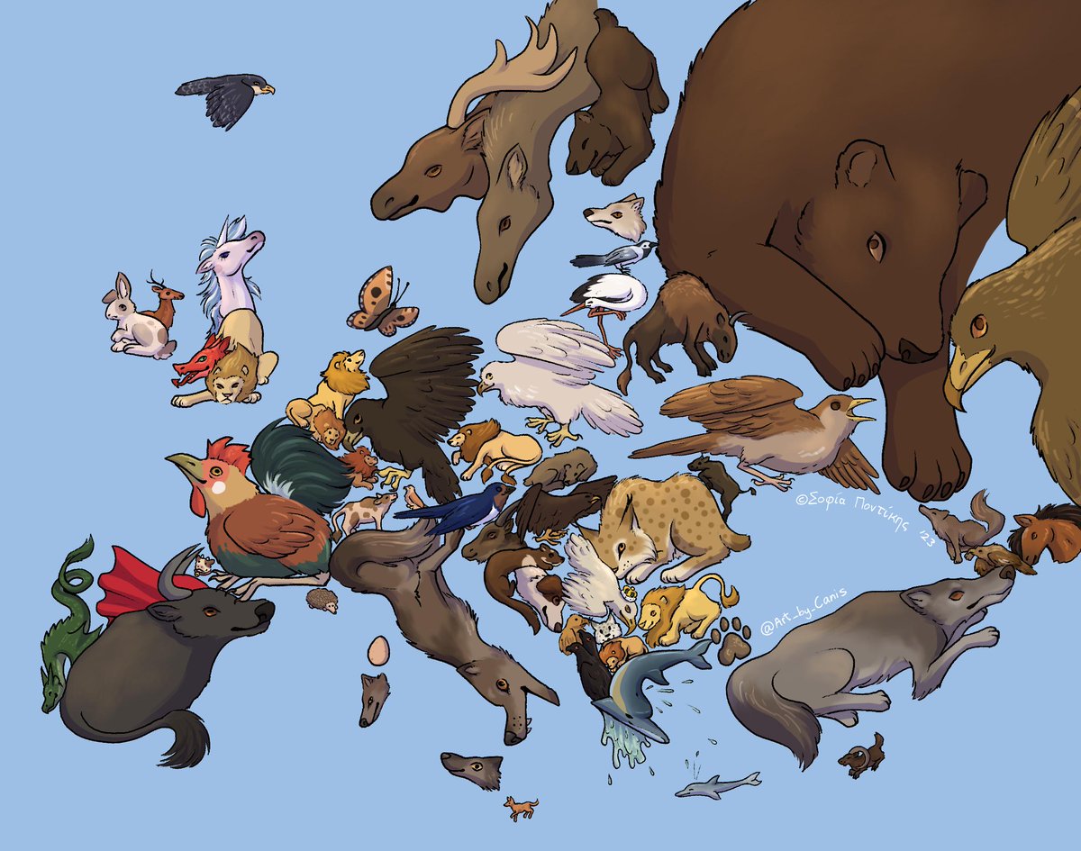 BrilliantMaps's tweet photo. Map of Europe Made Up Of Each Country’s National Animal

https://t.co/acKA8TIWBl https://t.co/oxzStIxeBu