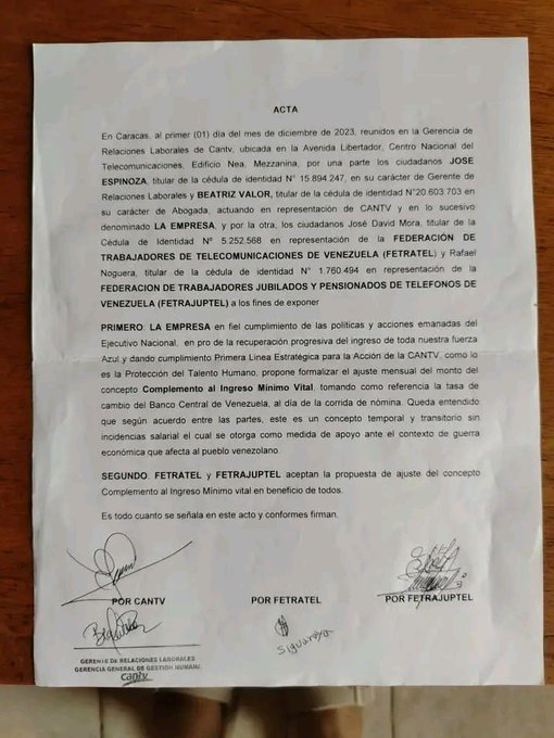 MarcoCeballo's tweet photo. #21Sept Sátira pura! Así lo expone este comunicado ficticio los atropellos de CANTV contra los #JubiladosCantvEnLucha En #85Dias denunciamos la violación del Anexo C y Reembolsos Retenidos #RestituyanElBono Complemento al Ingreso Mínimo Vital a $200 @TAMARA_SUJU @Defensoria_Vzla https://t.co/nn5oVp1aGx