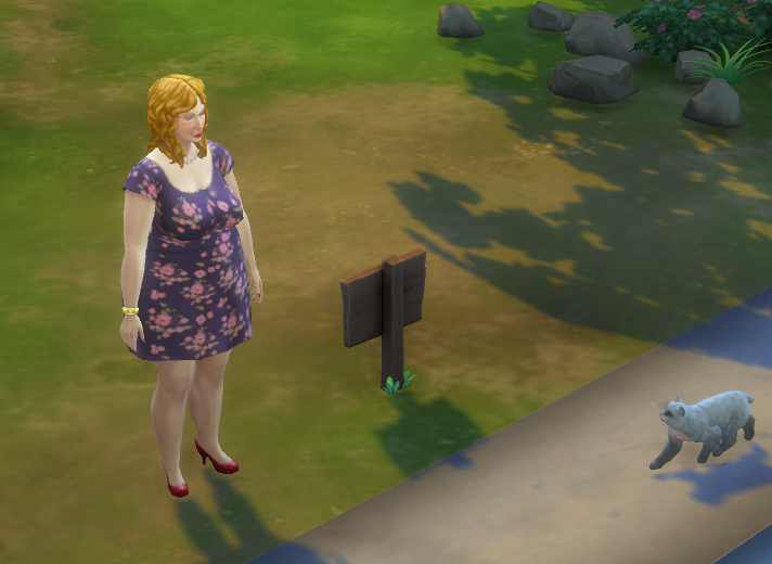 squirrelypatz's tweet photo. I made Guillotina in The Sims and she keeps harassing Maggie https://t.co/rRIg71rfG0