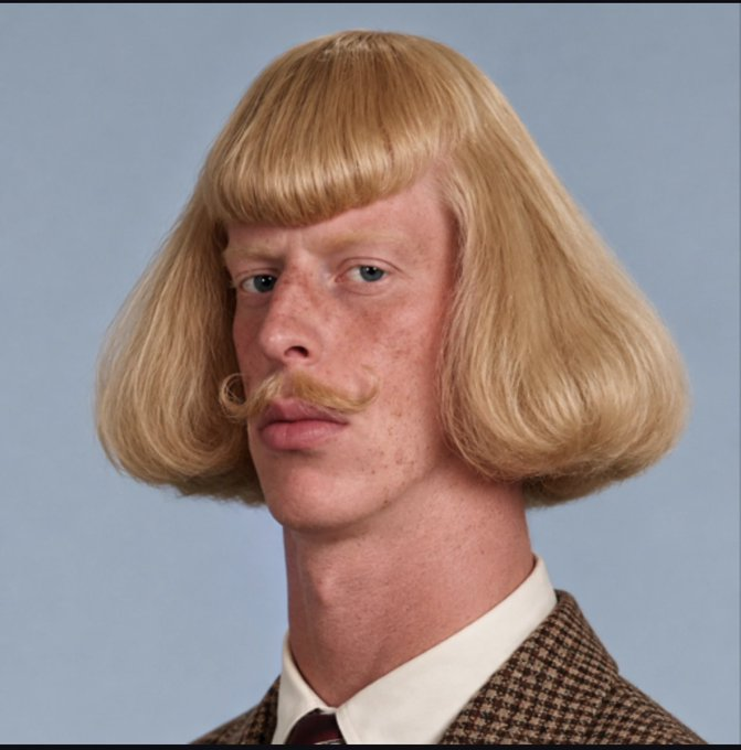 uncledoomer's tweet photo. theres a county in michigan where everybody looks like this https://t.co/dG2VGrq6mh
