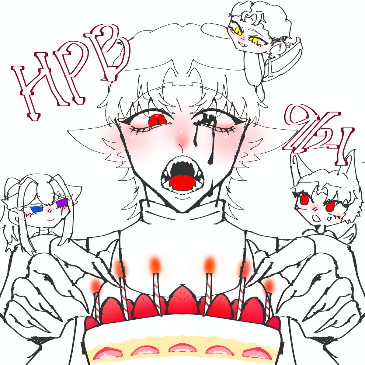 Dokka_ekaki's tweet photo. 20歳でした。（自創作と代理） https://t.co/BKmbevWlYJ