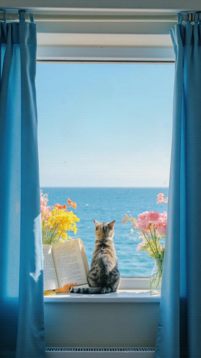 TannerLevecj's tweet photo. Just had my lazy Sunday afternoon tea on the balcony, with sun warm on my hands and a cat curled up on the windowsill—this little cozy moment makes every weekday worth it. https://t.co/aOGAdOZp7E