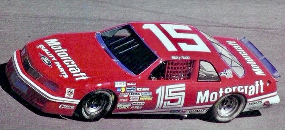 LegendsNascar's tweet photo. Ricky Rudd won the 1987 Delaware 500 at Dover 39 years ago today. 🏁 

#Rooster 🏁 #TheMonsterMile     

(photo not from race) https://t.co/4m2BE14pyb